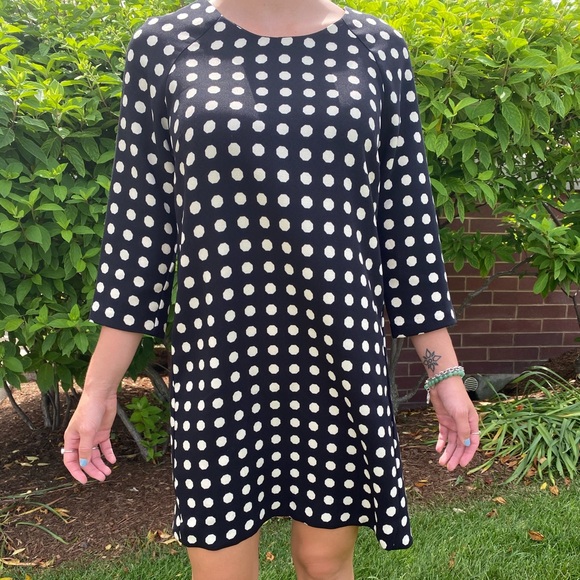 Lili Rose Black & White Dress - Picture 3 of 7